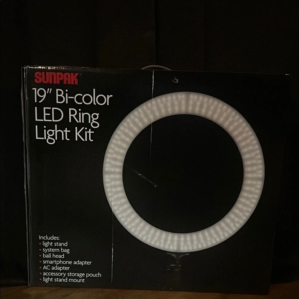 Ring Light with Adjustable Settings